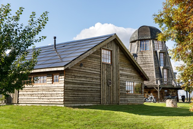 Solarstone Solar Full Roof on a renovated house